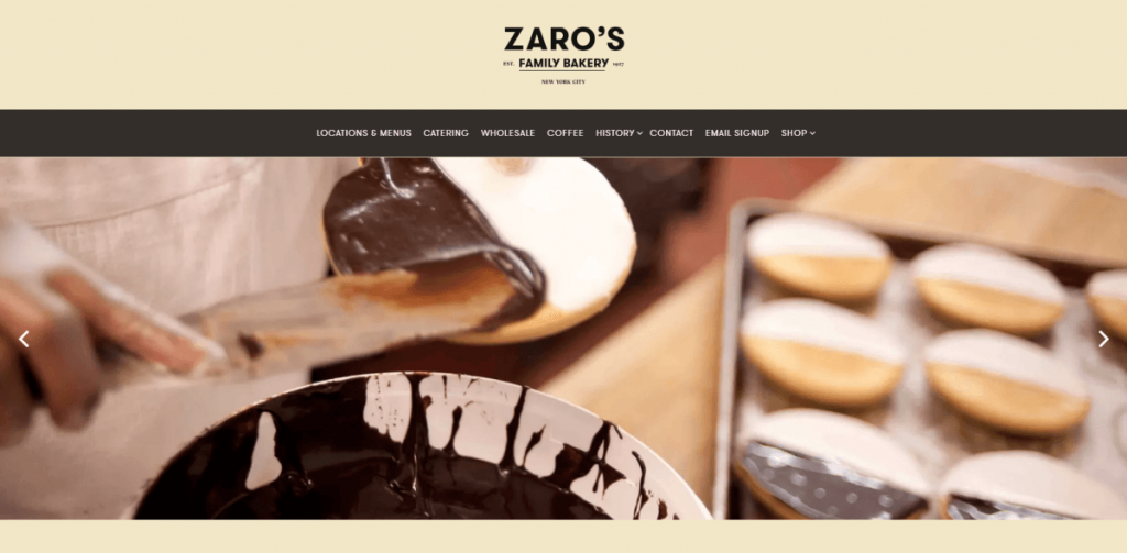 Bakery website