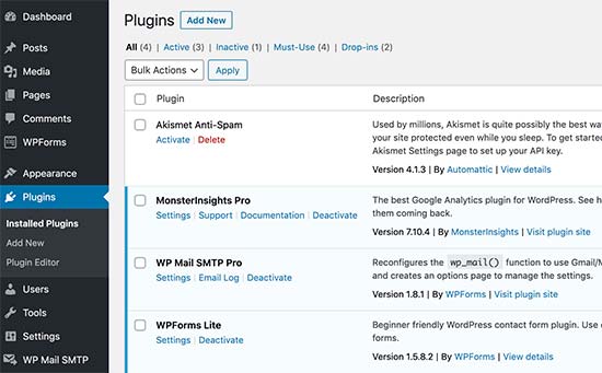 Manage plugin